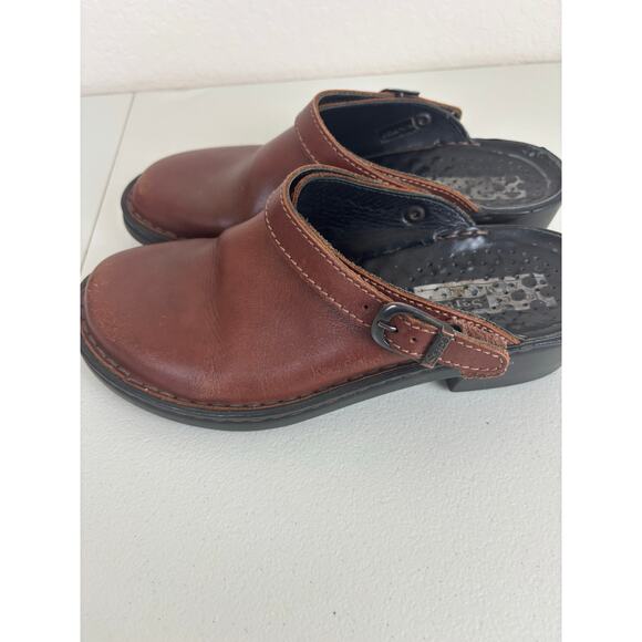 Josef Siebel Leather Mules Clogs Slides Size 6.5 (37) - Picture 3 of 6